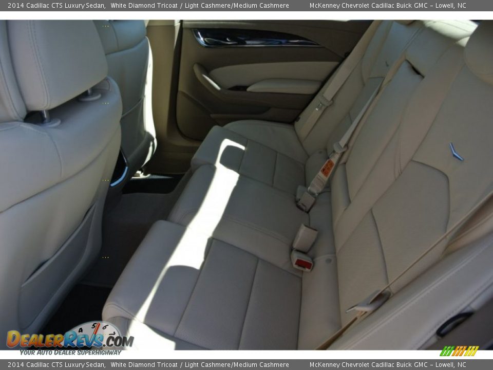 2014 Cadillac CTS Luxury Sedan White Diamond Tricoat / Light Cashmere/Medium Cashmere Photo #16