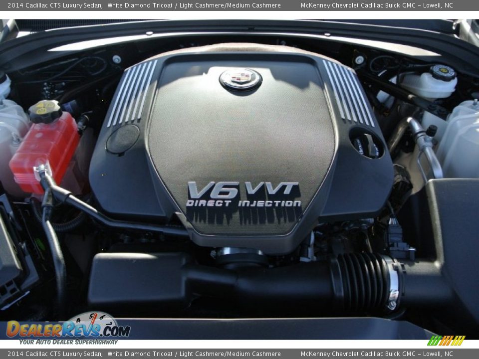 2014 Cadillac CTS Luxury Sedan White Diamond Tricoat / Light Cashmere/Medium Cashmere Photo #21