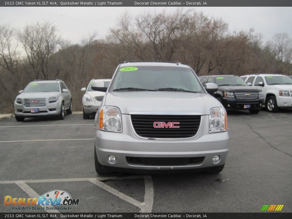 2013 GMC Yukon XL SLT 4x4 Quicksilver Metallic / Light Titanium Photo #2