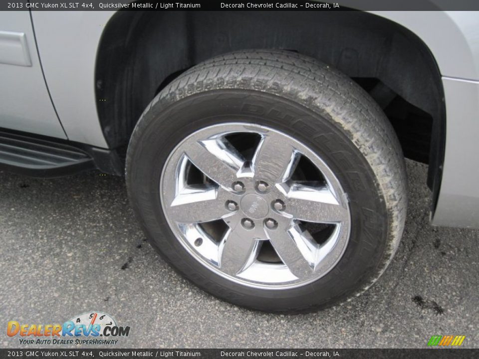 2013 GMC Yukon XL SLT 4x4 Quicksilver Metallic / Light Titanium Photo #6