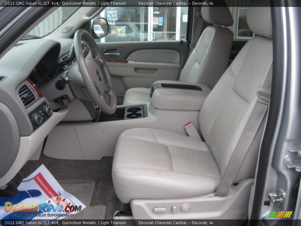 2013 GMC Yukon XL SLT 4x4 Quicksilver Metallic / Light Titanium Photo #7