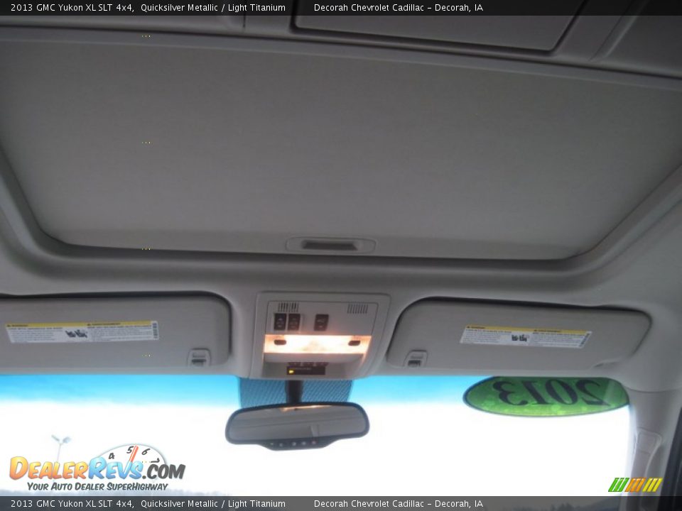 2013 GMC Yukon XL SLT 4x4 Quicksilver Metallic / Light Titanium Photo #14
