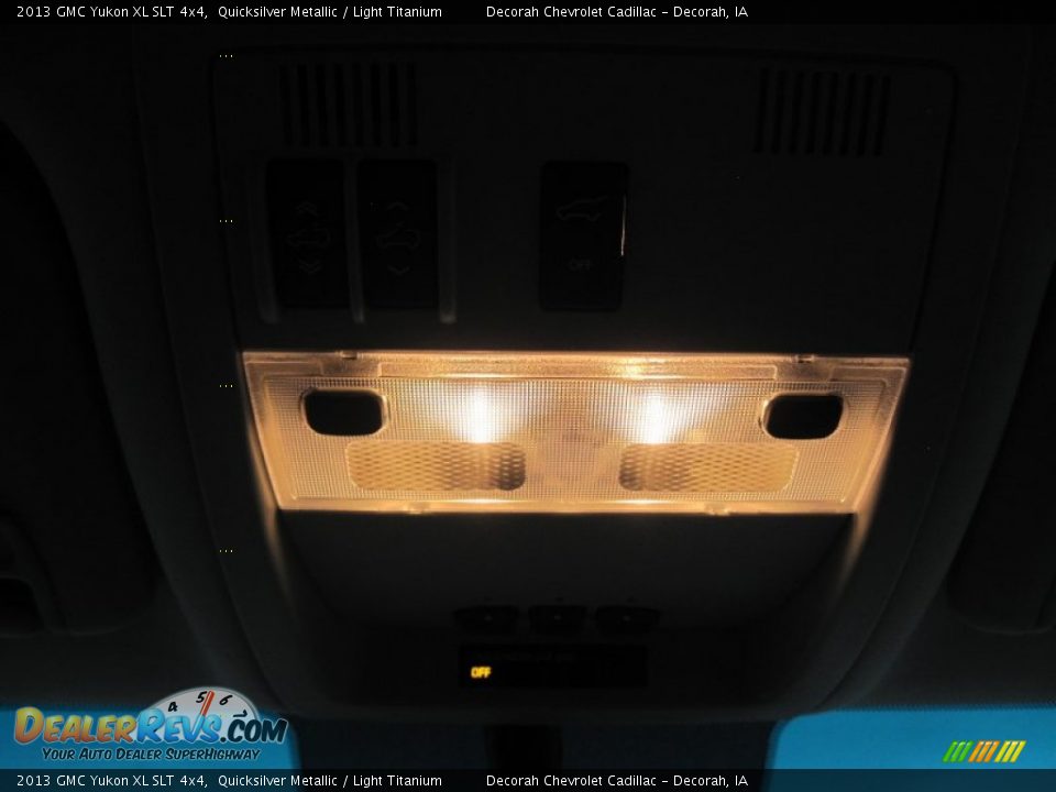 2013 GMC Yukon XL SLT 4x4 Quicksilver Metallic / Light Titanium Photo #19