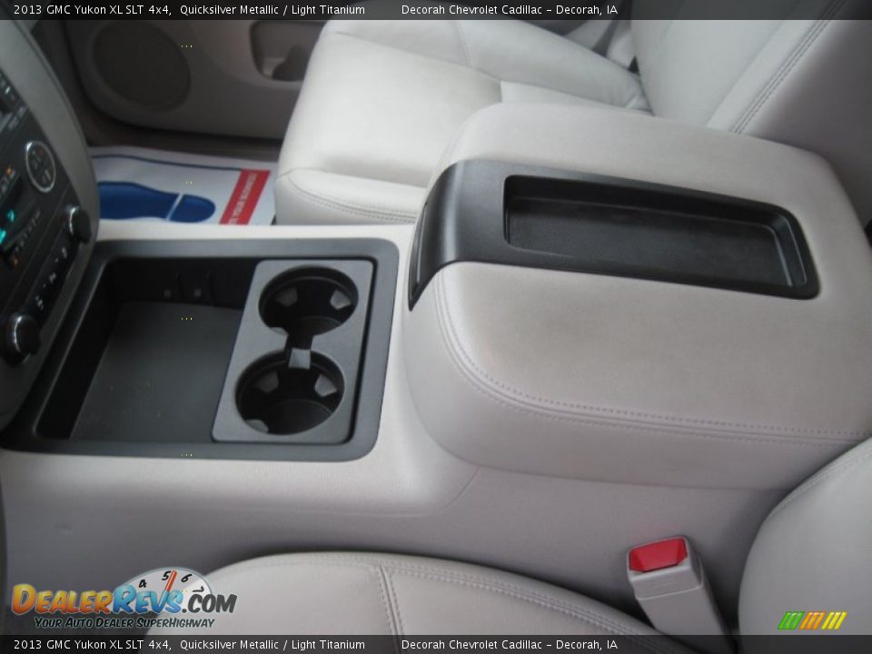 2013 GMC Yukon XL SLT 4x4 Quicksilver Metallic / Light Titanium Photo #21