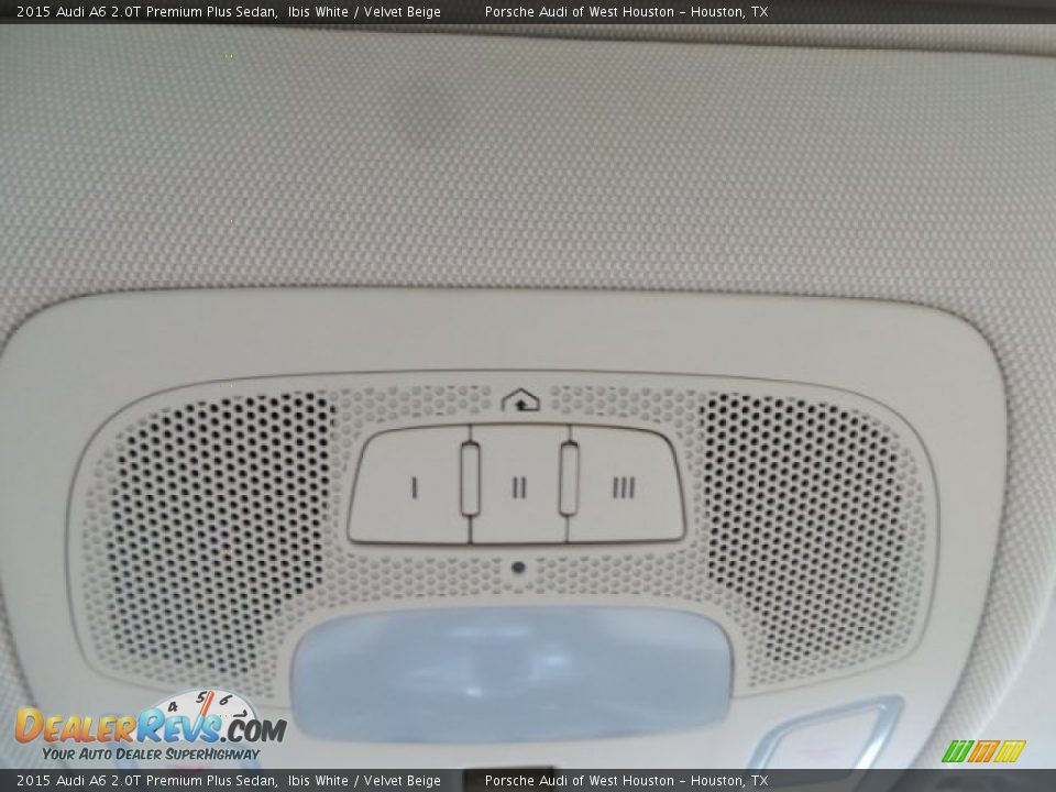 2015 Audi A6 2.0T Premium Plus Sedan Ibis White / Velvet Beige Photo #17