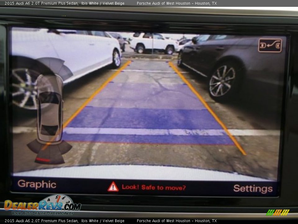 2015 Audi A6 2.0T Premium Plus Sedan Ibis White / Velvet Beige Photo #21