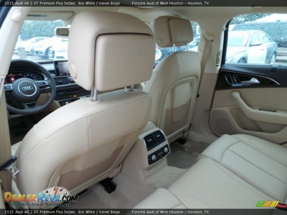 Rear Seat of 2015 Audi A6 2.0T Premium Plus Sedan Photo #27