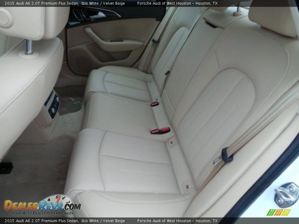 Rear Seat of 2015 Audi A6 2.0T Premium Plus Sedan Photo #28