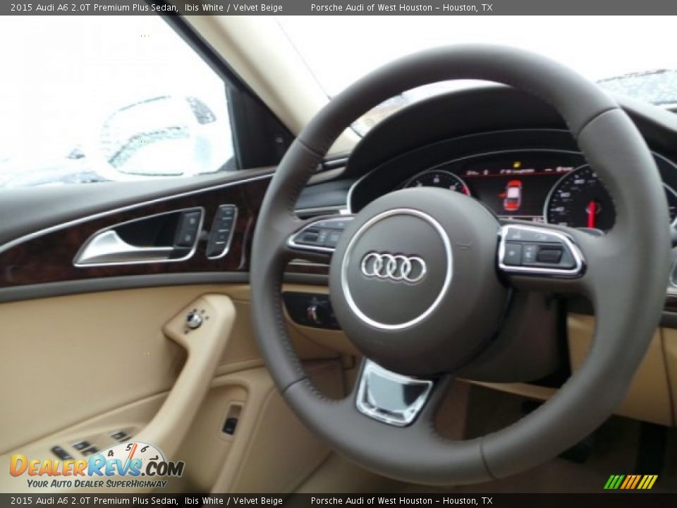 2015 Audi A6 2.0T Premium Plus Sedan Steering Wheel Photo #30