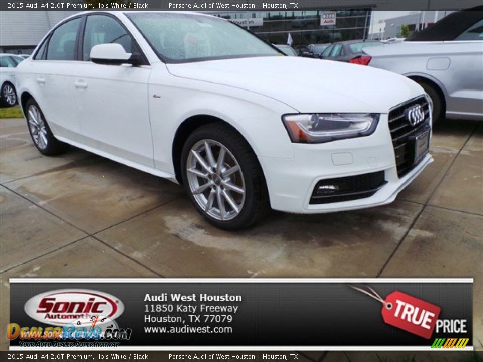 2015 Audi A4 2.0T Premium Ibis White / Black Photo #1