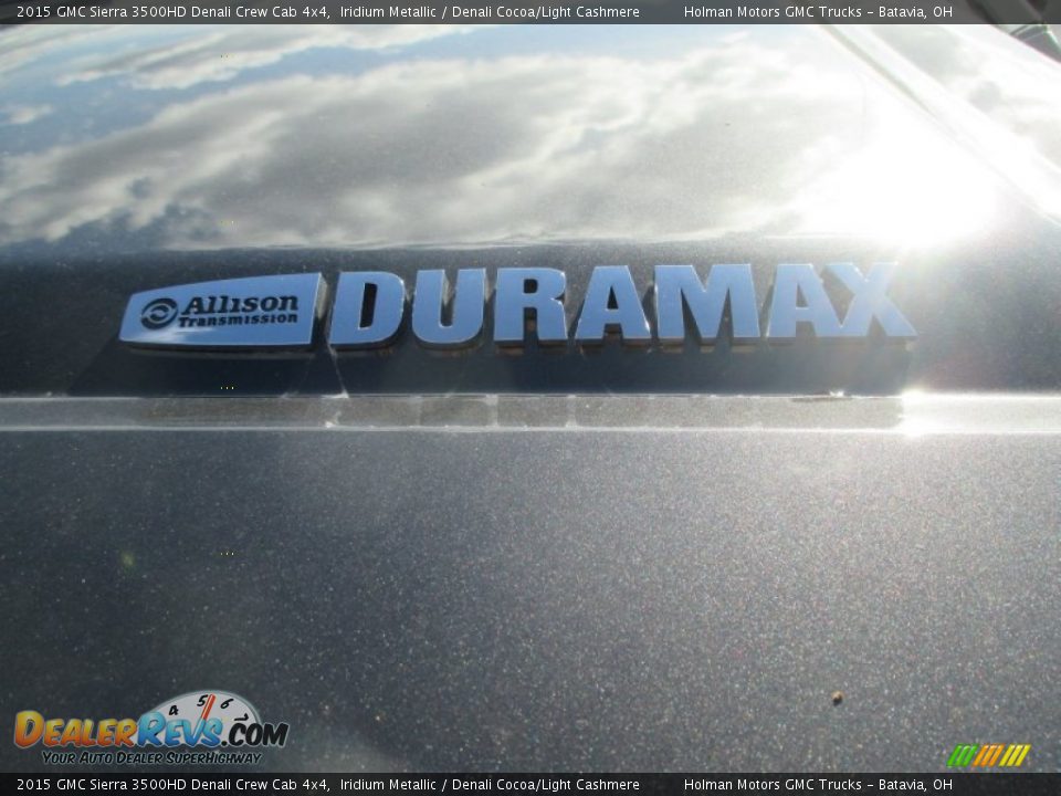 2015 GMC Sierra 3500HD Denali Crew Cab 4x4 Iridium Metallic / Denali Cocoa/Light Cashmere Photo #4