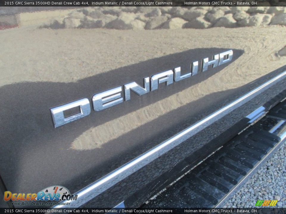 2015 GMC Sierra 3500HD Denali Crew Cab 4x4 Iridium Metallic / Denali Cocoa/Light Cashmere Photo #5