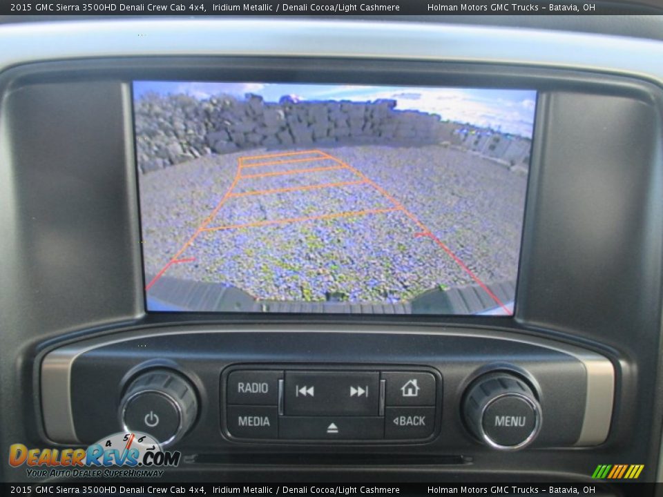2015 GMC Sierra 3500HD Denali Crew Cab 4x4 Iridium Metallic / Denali Cocoa/Light Cashmere Photo #16