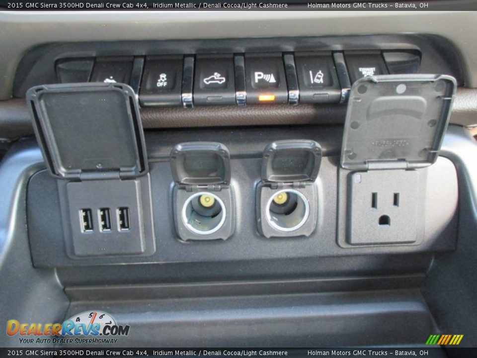 2015 GMC Sierra 3500HD Denali Crew Cab 4x4 Iridium Metallic / Denali Cocoa/Light Cashmere Photo #21