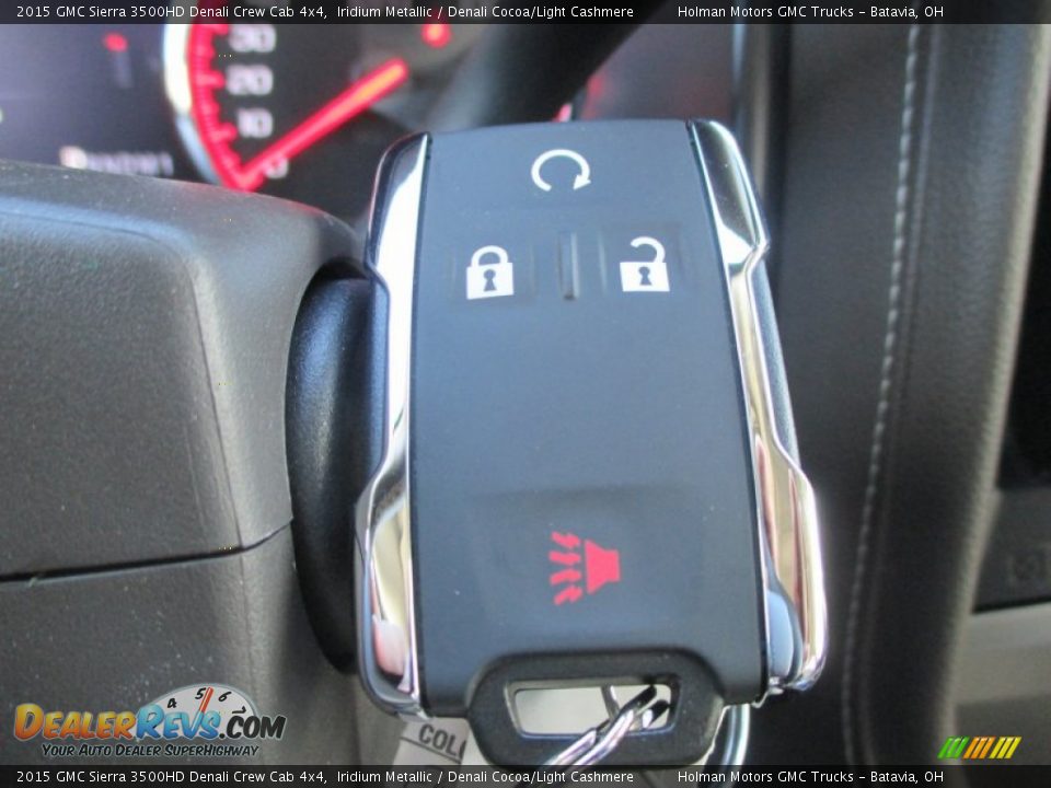 2015 GMC Sierra 3500HD Denali Crew Cab 4x4 Iridium Metallic / Denali Cocoa/Light Cashmere Photo #23