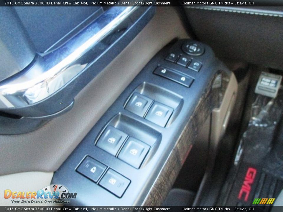 2015 GMC Sierra 3500HD Denali Crew Cab 4x4 Iridium Metallic / Denali Cocoa/Light Cashmere Photo #29