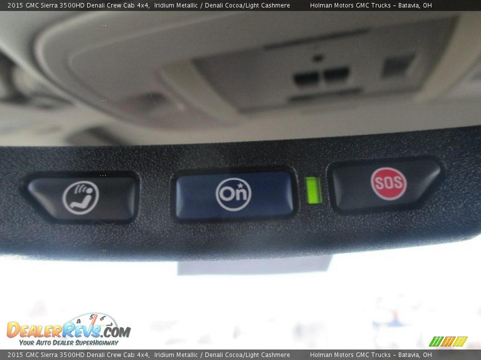 2015 GMC Sierra 3500HD Denali Crew Cab 4x4 Iridium Metallic / Denali Cocoa/Light Cashmere Photo #32