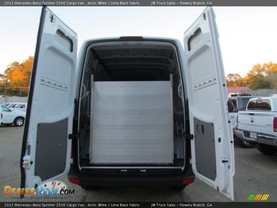 2013 Mercedes-Benz Sprinter 2500 Cargo Van Arctic White / Lima Black Fabric Photo #10