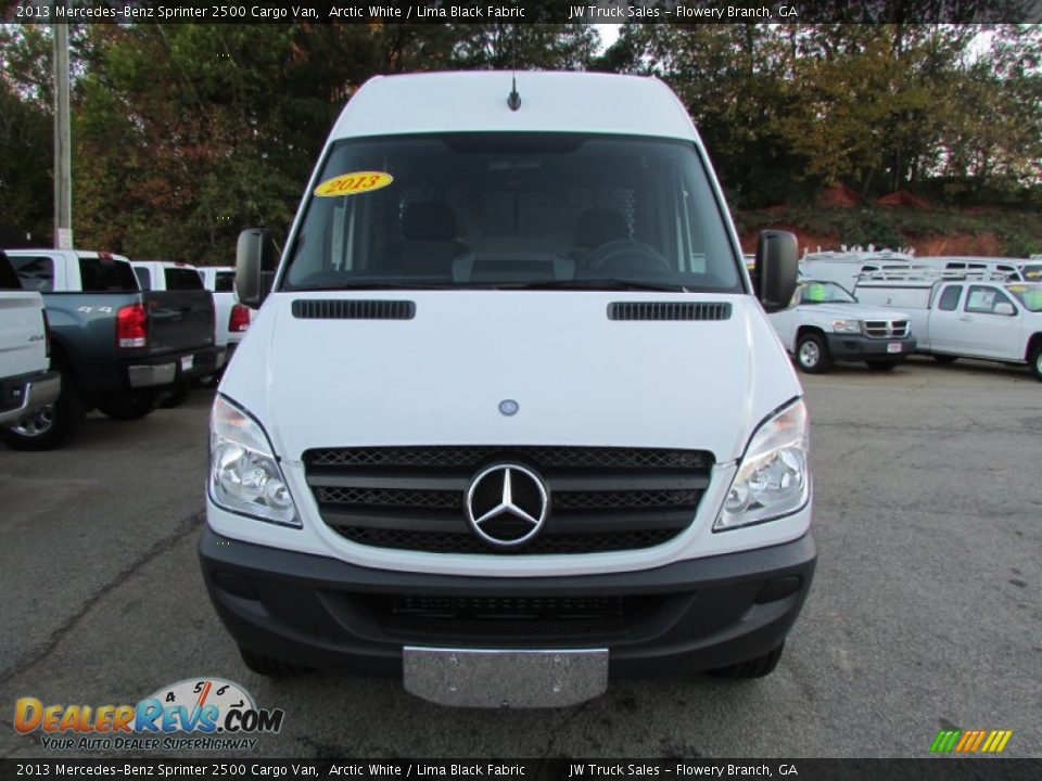 2013 Mercedes-Benz Sprinter 2500 Cargo Van Arctic White / Lima Black Fabric Photo #29