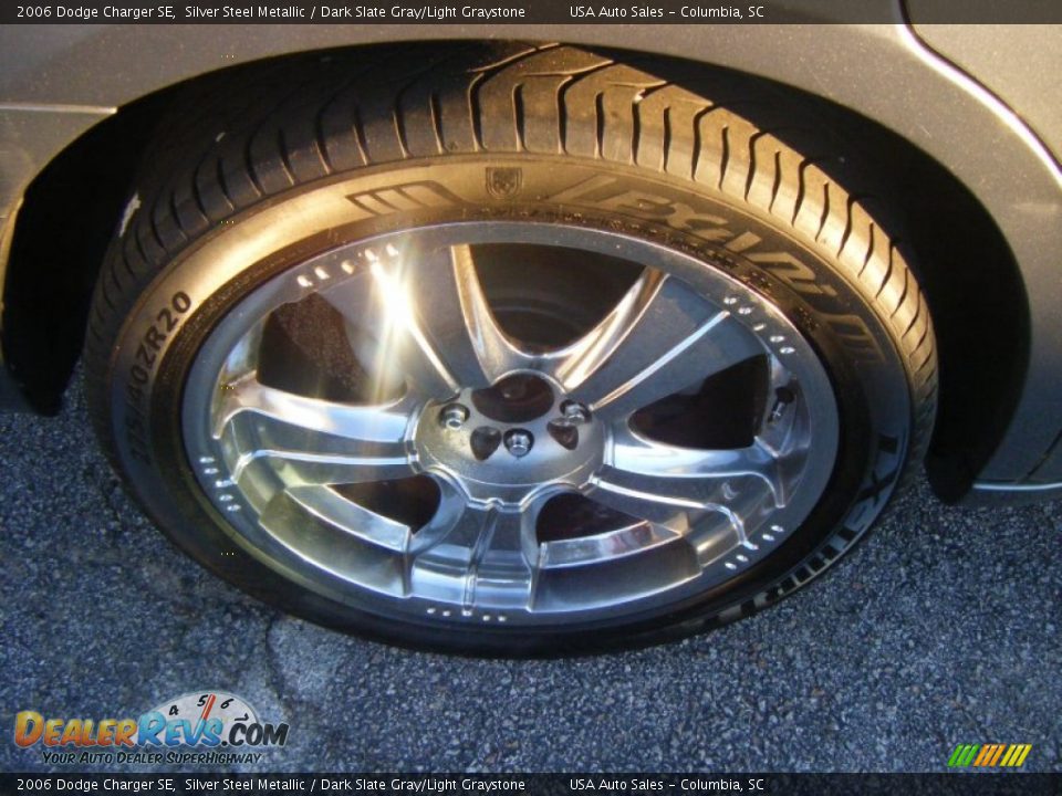 2006 Dodge Charger SE Silver Steel Metallic / Dark Slate Gray/Light Graystone Photo #6