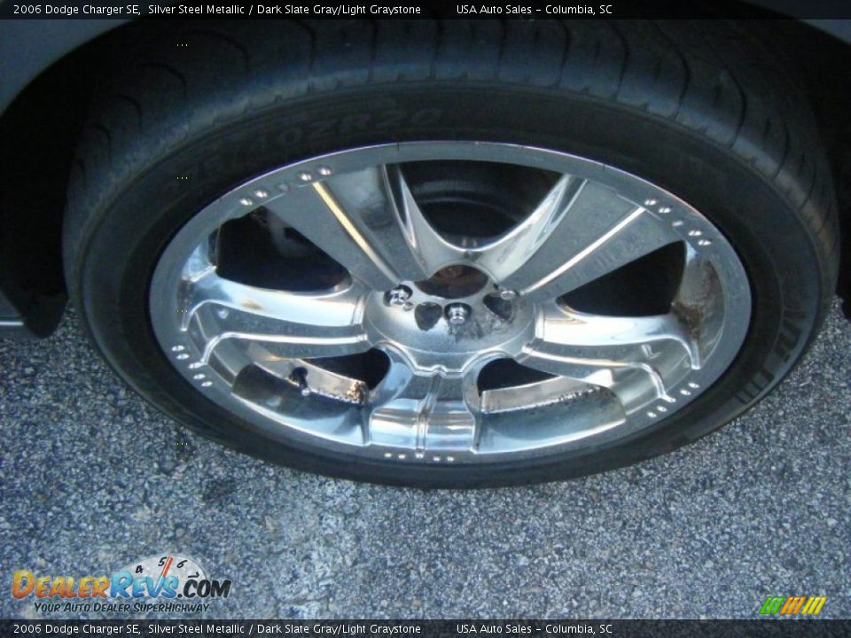 2006 Dodge Charger SE Silver Steel Metallic / Dark Slate Gray/Light Graystone Photo #7