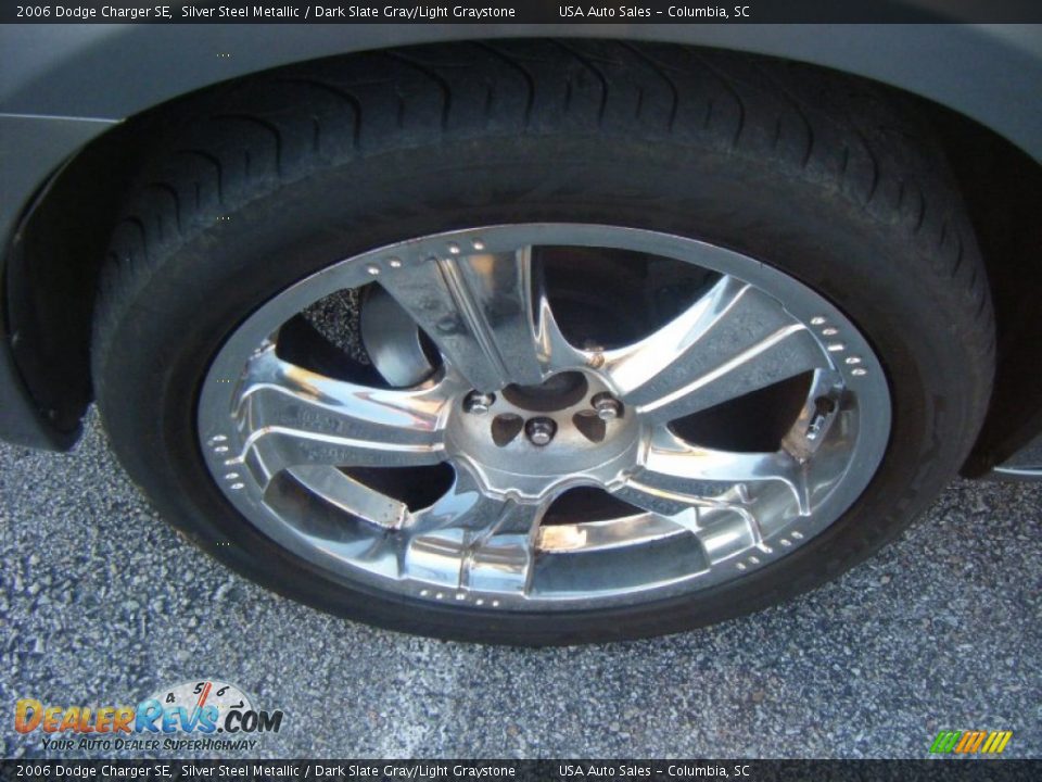2006 Dodge Charger SE Silver Steel Metallic / Dark Slate Gray/Light Graystone Photo #8