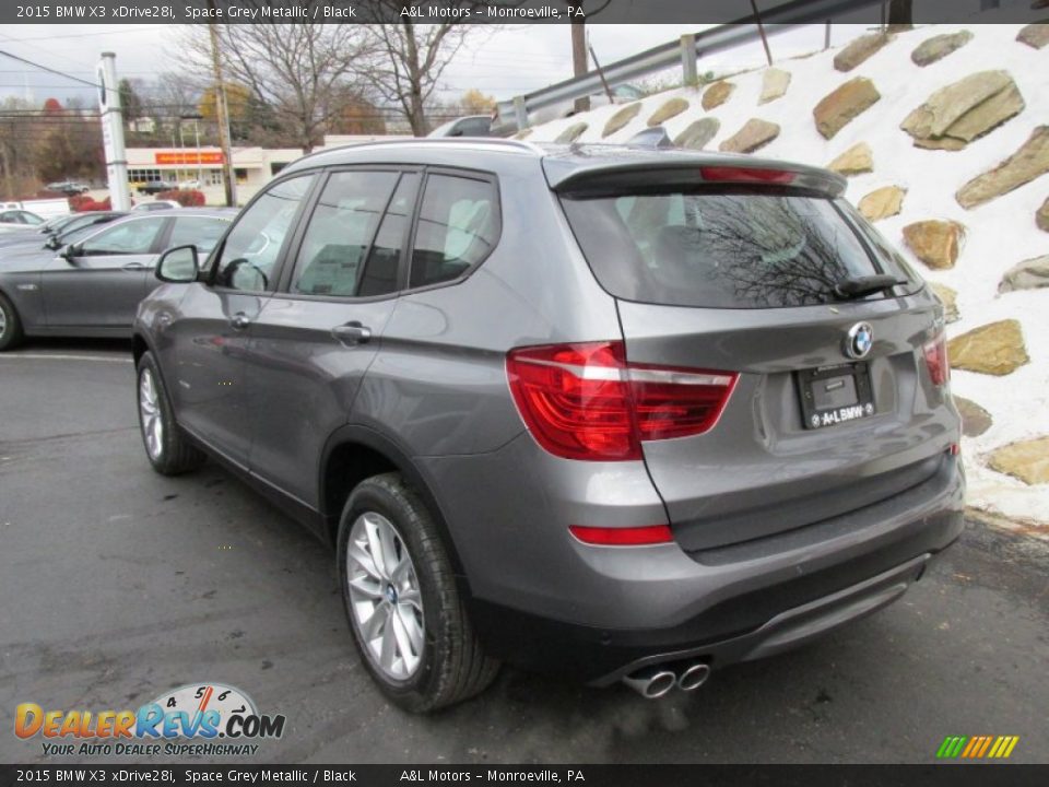 2015 BMW X3 xDrive28i Space Grey Metallic / Black Photo #4