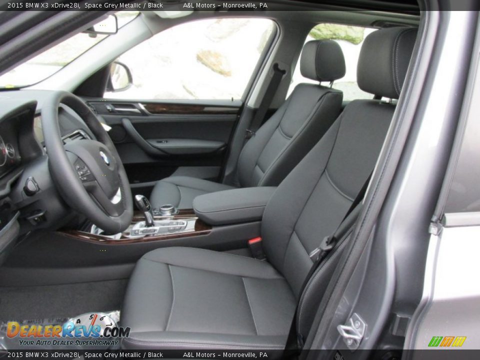 2015 BMW X3 xDrive28i Space Grey Metallic / Black Photo #13