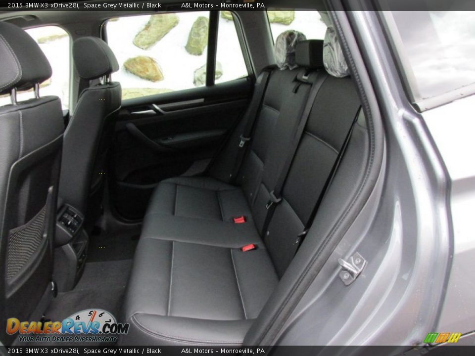 2015 BMW X3 xDrive28i Space Grey Metallic / Black Photo #14