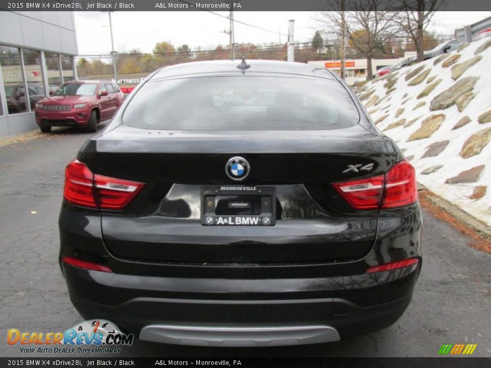 2015 BMW X4 xDrive28i Jet Black / Black Photo #5