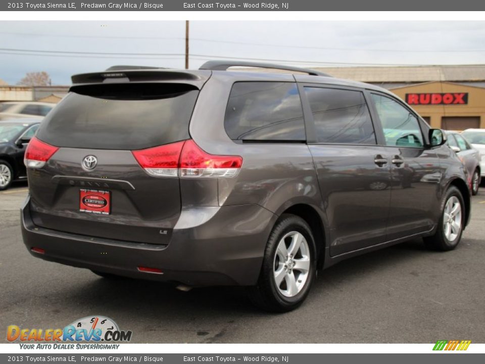 2013 Toyota Sienna LE Predawn Gray Mica / Bisque Photo #3