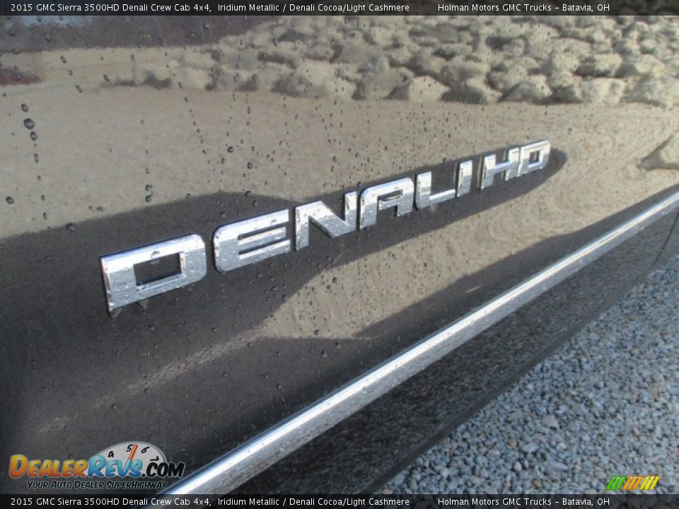 2015 GMC Sierra 3500HD Denali Crew Cab 4x4 Iridium Metallic / Denali Cocoa/Light Cashmere Photo #5