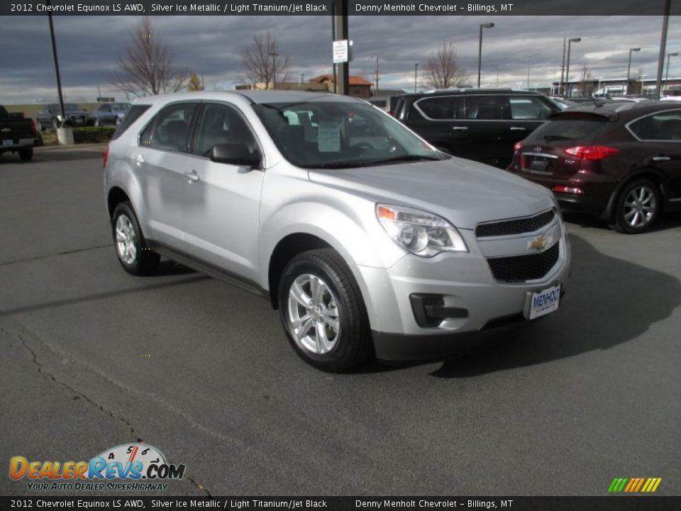 2012 Chevrolet Equinox LS AWD Silver Ice Metallic / Light Titanium/Jet Black Photo #1
