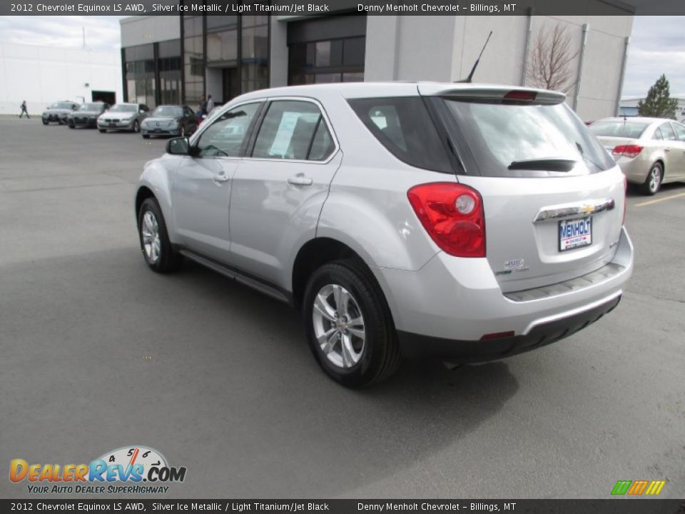 2012 Chevrolet Equinox LS AWD Silver Ice Metallic / Light Titanium/Jet Black Photo #4