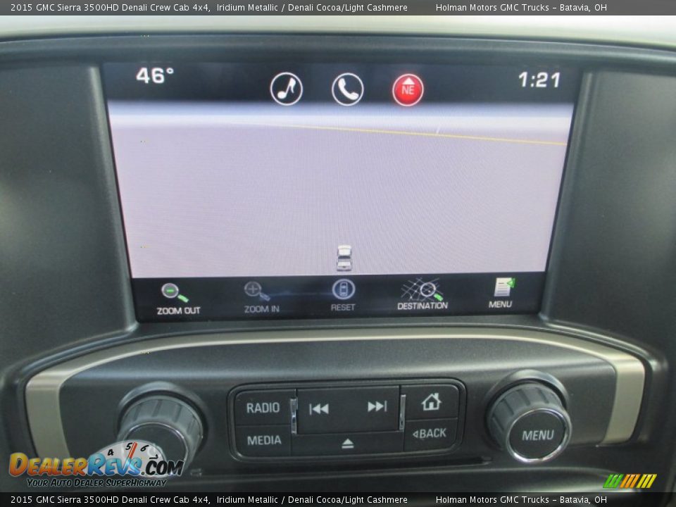 2015 GMC Sierra 3500HD Denali Crew Cab 4x4 Iridium Metallic / Denali Cocoa/Light Cashmere Photo #14