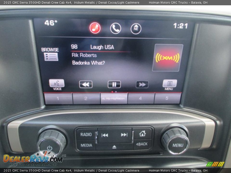 2015 GMC Sierra 3500HD Denali Crew Cab 4x4 Iridium Metallic / Denali Cocoa/Light Cashmere Photo #16