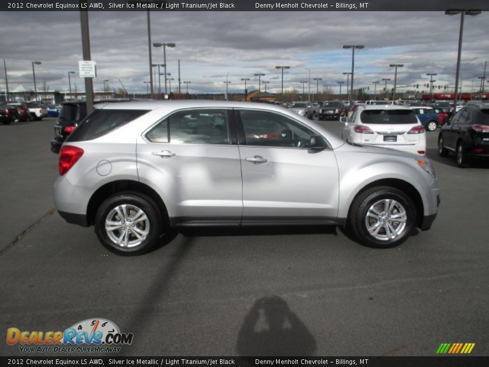 2012 Chevrolet Equinox LS AWD Silver Ice Metallic / Light Titanium/Jet Black Photo #7