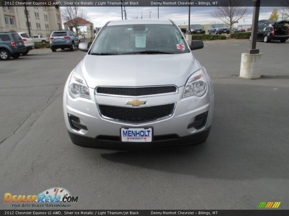 2012 Chevrolet Equinox LS AWD Silver Ice Metallic / Light Titanium/Jet Black Photo #8