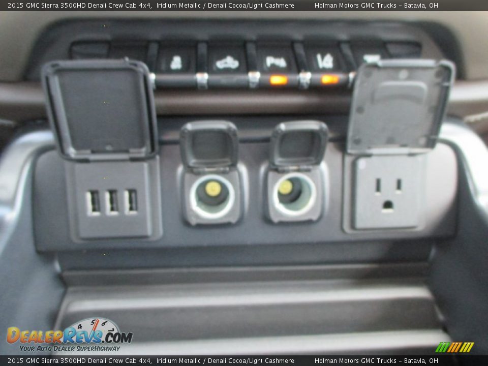2015 GMC Sierra 3500HD Denali Crew Cab 4x4 Iridium Metallic / Denali Cocoa/Light Cashmere Photo #22