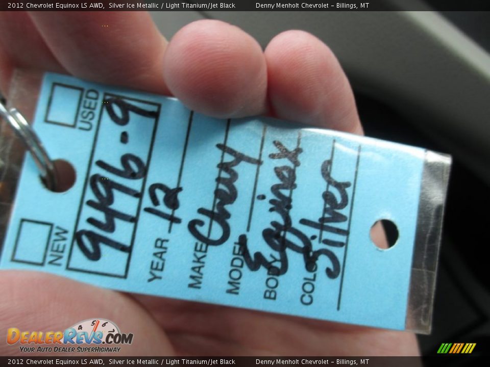 2012 Chevrolet Equinox LS AWD Silver Ice Metallic / Light Titanium/Jet Black Photo #19