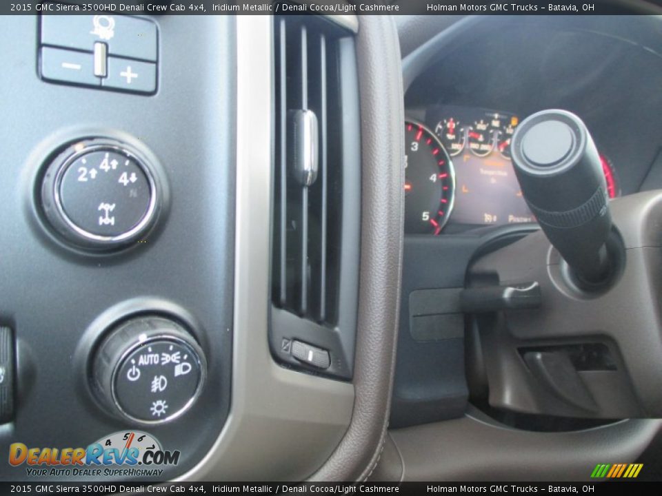 2015 GMC Sierra 3500HD Denali Crew Cab 4x4 Iridium Metallic / Denali Cocoa/Light Cashmere Photo #30