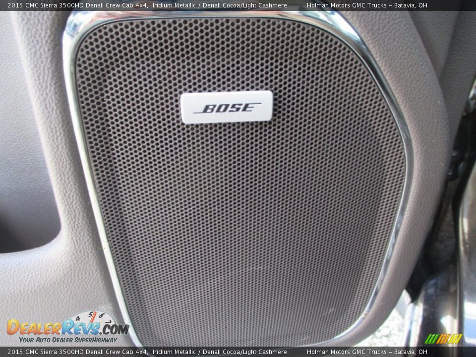 2015 GMC Sierra 3500HD Denali Crew Cab 4x4 Iridium Metallic / Denali Cocoa/Light Cashmere Photo #36
