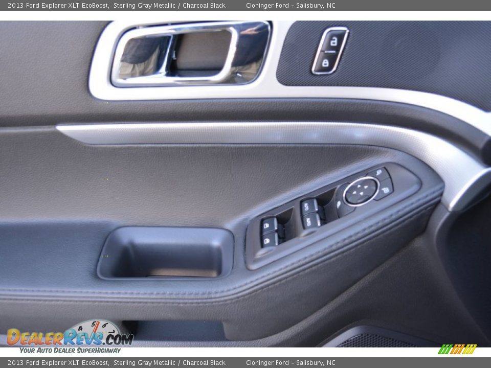 2013 Ford Explorer XLT EcoBoost Sterling Gray Metallic / Charcoal Black Photo #8