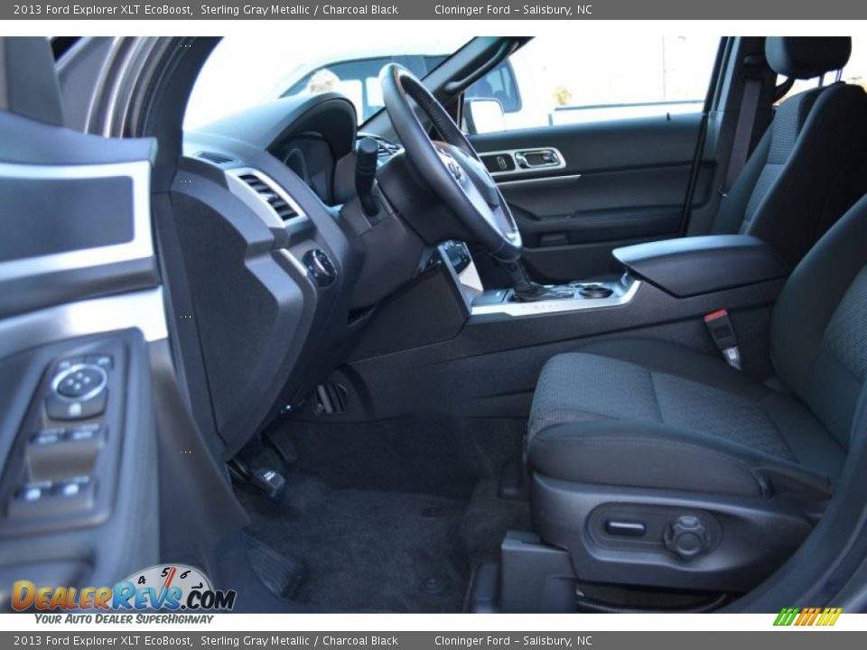 2013 Ford Explorer XLT EcoBoost Sterling Gray Metallic / Charcoal Black Photo #9