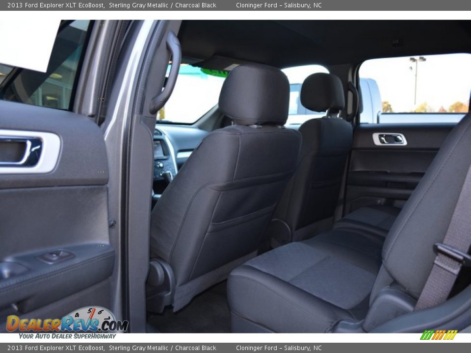 2013 Ford Explorer XLT EcoBoost Sterling Gray Metallic / Charcoal Black Photo #12