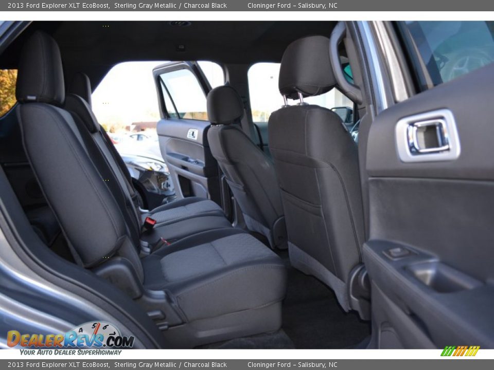 2013 Ford Explorer XLT EcoBoost Sterling Gray Metallic / Charcoal Black Photo #14