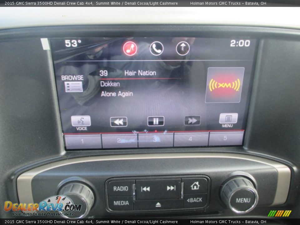 2015 GMC Sierra 3500HD Denali Crew Cab 4x4 Summit White / Denali Cocoa/Light Cashmere Photo #15