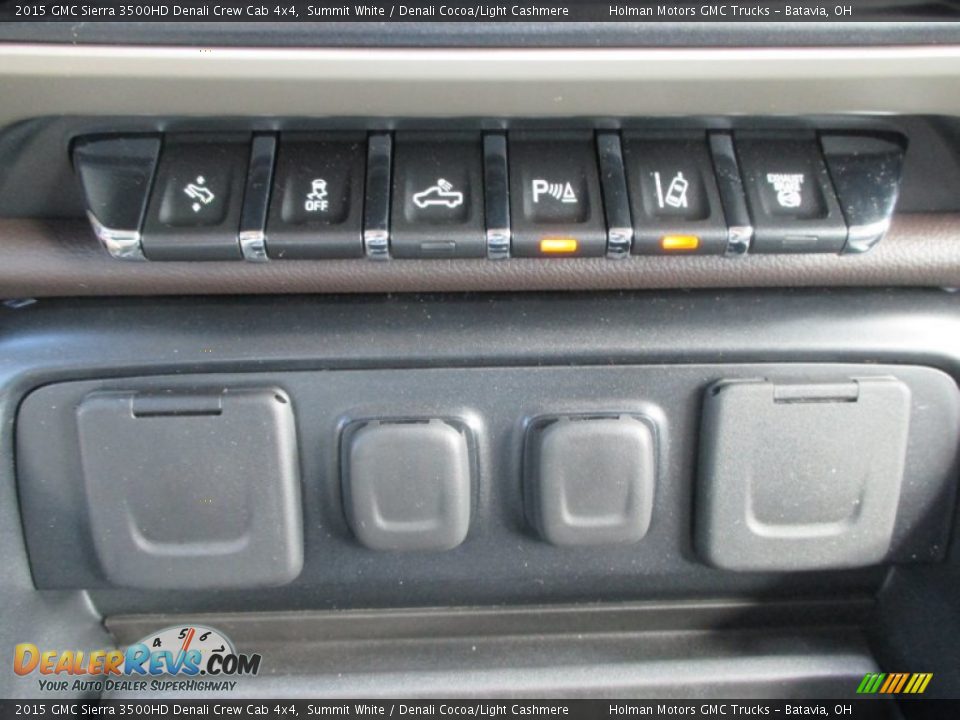 2015 GMC Sierra 3500HD Denali Crew Cab 4x4 Summit White / Denali Cocoa/Light Cashmere Photo #20