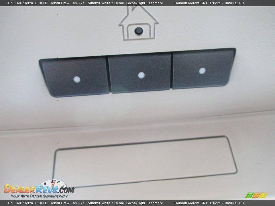 2015 GMC Sierra 3500HD Denali Crew Cab 4x4 Summit White / Denali Cocoa/Light Cashmere Photo #33