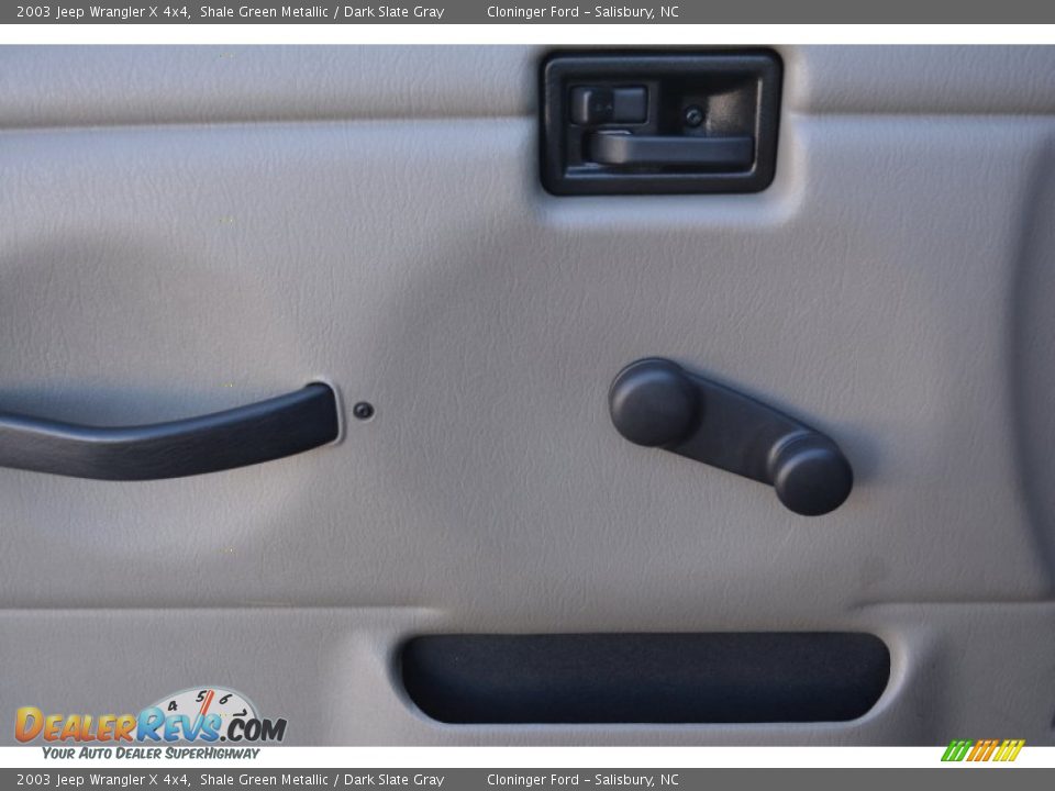 2003 Jeep Wrangler X 4x4 Shale Green Metallic / Dark Slate Gray Photo #8